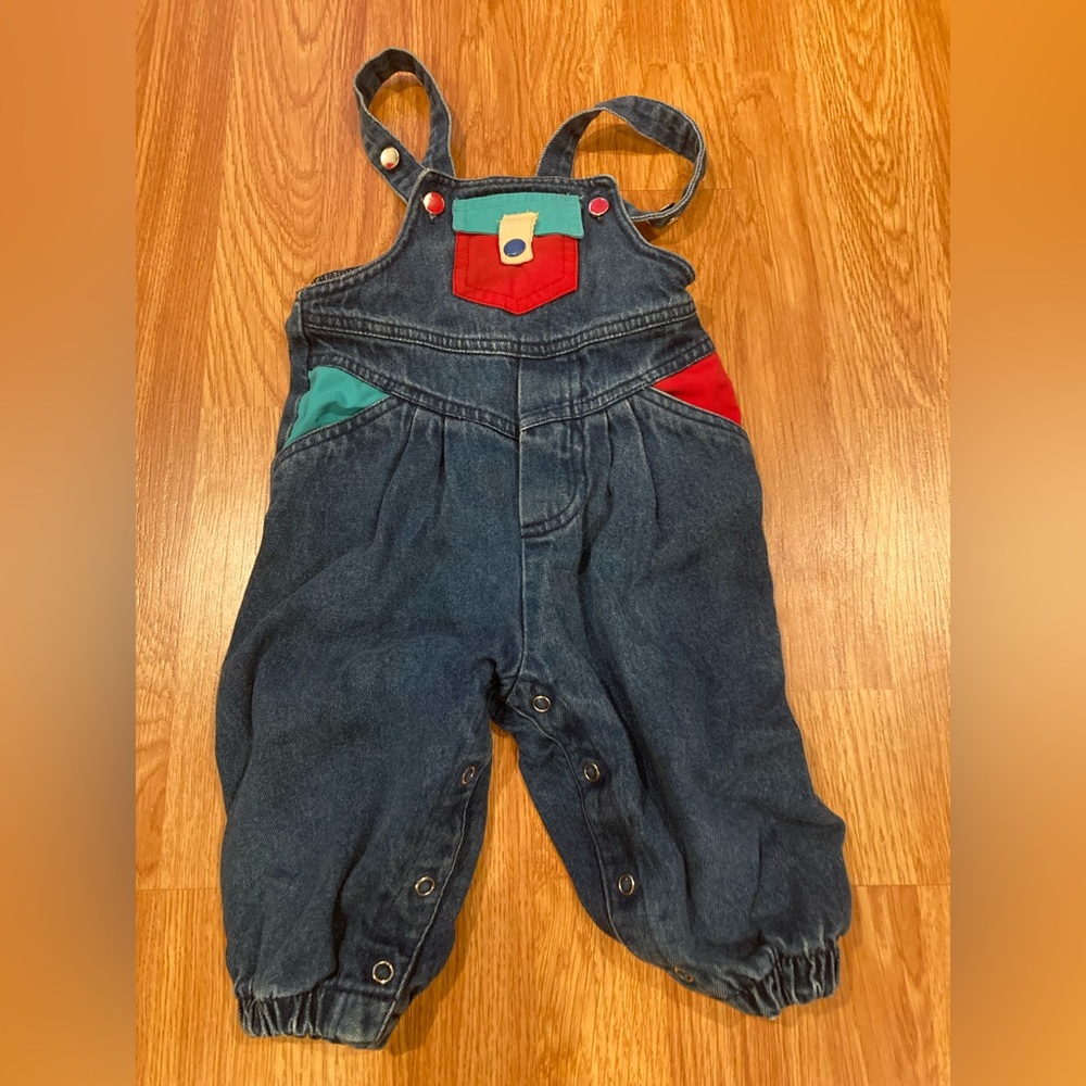 Vintage Perfect Pals Overalls denim kids